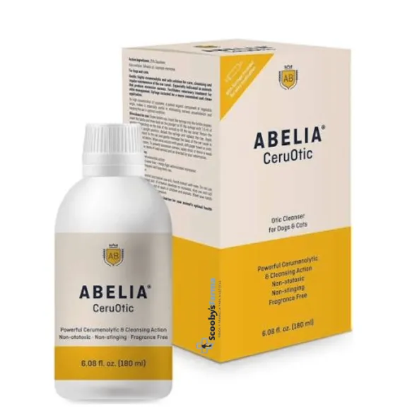 Abelia CERUOTIC limpiador cerumolítico oídos perros gatos 180 ml