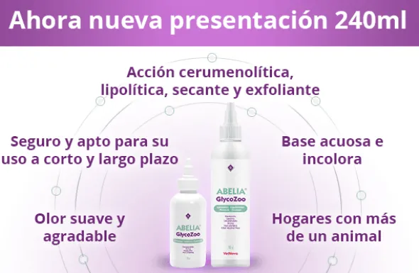 ABELIA GlycoZoo otitis en perros y gatos