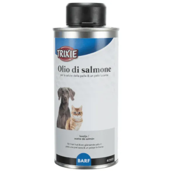 ACEITE DE SALMÓN Omega 3 y 6 perros gatos