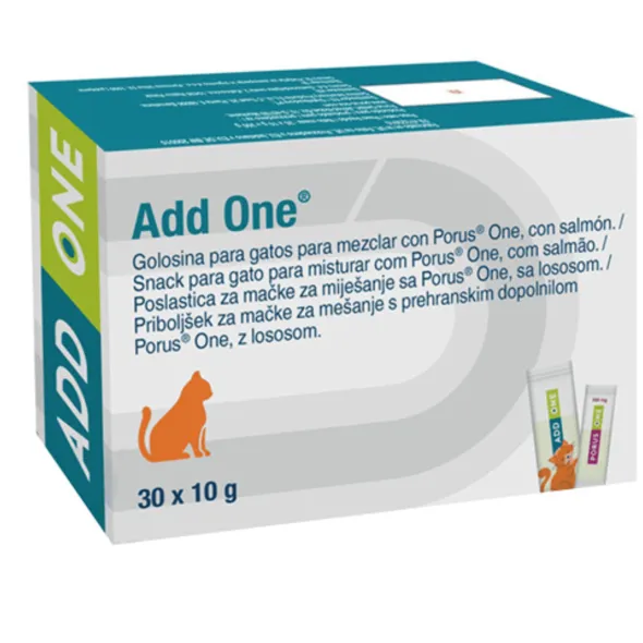 ADD ONE sabor salmón pasta gatos ayuda toma de medicamentos 30×10 g