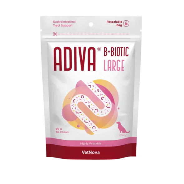 Adiva B+BIOTIC IBD perros gatos 30 chews