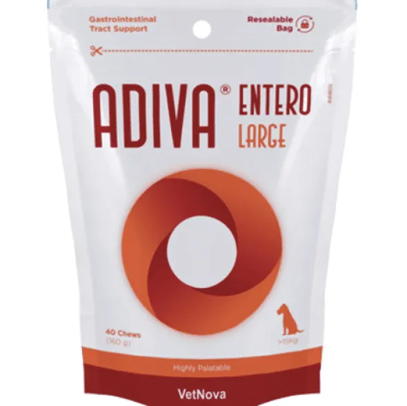 Adiva entero large 40 chews perros