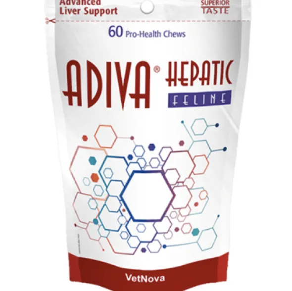 ADIVA hepatic Feline 60 chews para gatos
