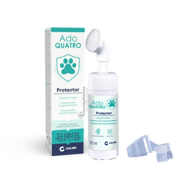 ADO QUATRO Protector almohadillas perros gatos 60 ML