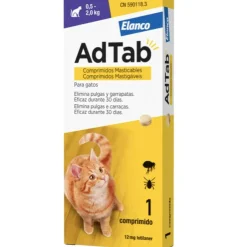 AdTab Gatos comprimidos contra pulgas garrapatas