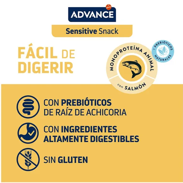 Advance Sensitive Snack perros 150 g