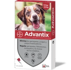 Advantix perros pipetas antiparasitarias 10-25 kg