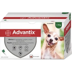 Advantix pipetas antiparasitarias perros hasta 4 kg