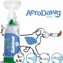 AERODAWG Cámara Inhalación aerosoles gatos y perros