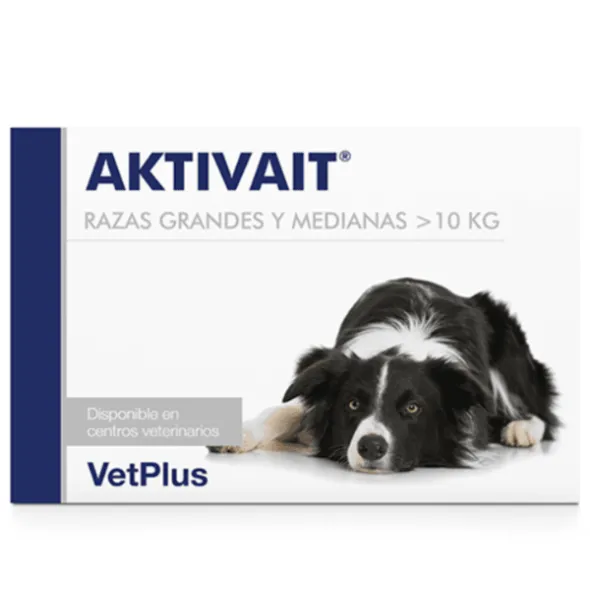 AKTIVAIT razas medianas grandes multivitamínico perros 60 comprimidos