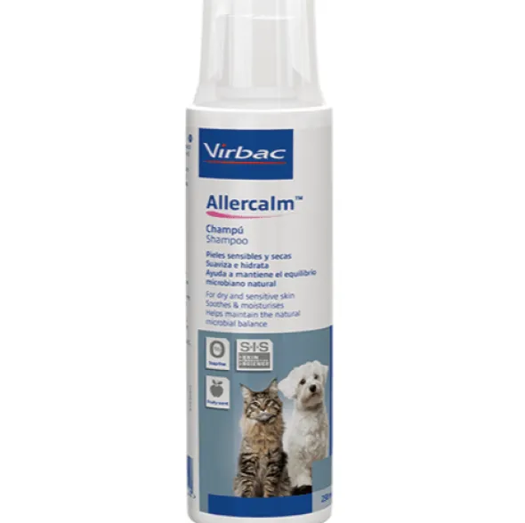 Allercalm Champú dermatológico 250ml perros gatos