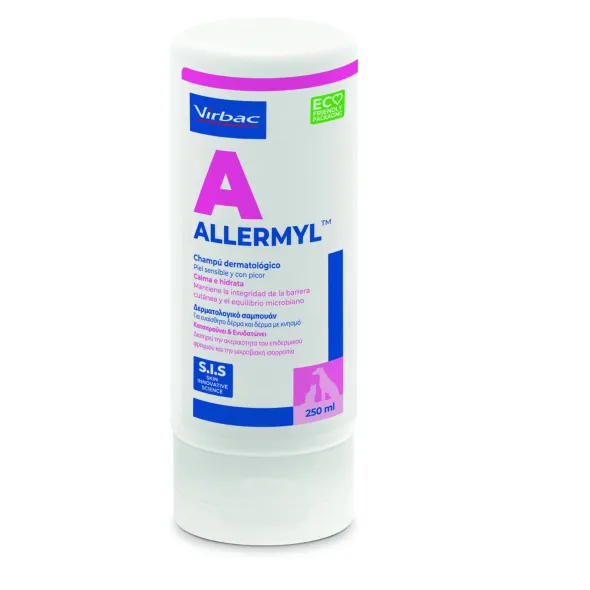 Allermyl Champú pieles sensibles perros y gatos 250 ml