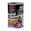 Alpha Spirit Albóndigas POLLO y Cúrcuma perros 6×400 g