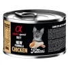 Alpha Spirit kitten POLLO lata gatitos 6×200 g