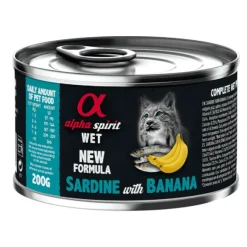 Alpha Spirit lata SARDINA gatos 6×200 g