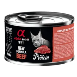 Alpha Spirit lata TERNERA gatos 6×200 g
