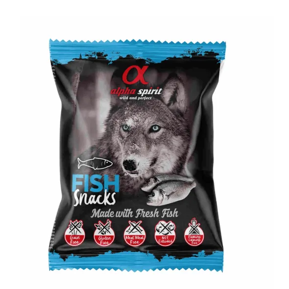 Alpha Spirit Snacks pescado para perros