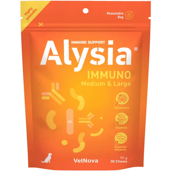 Alysia Immuno medium y large perros 30 chews