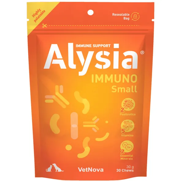Alysia Immuno small perros gatos 30 chews
