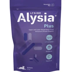Alysia PLUS gatos repiratorio, inmune y estrés 30 chews