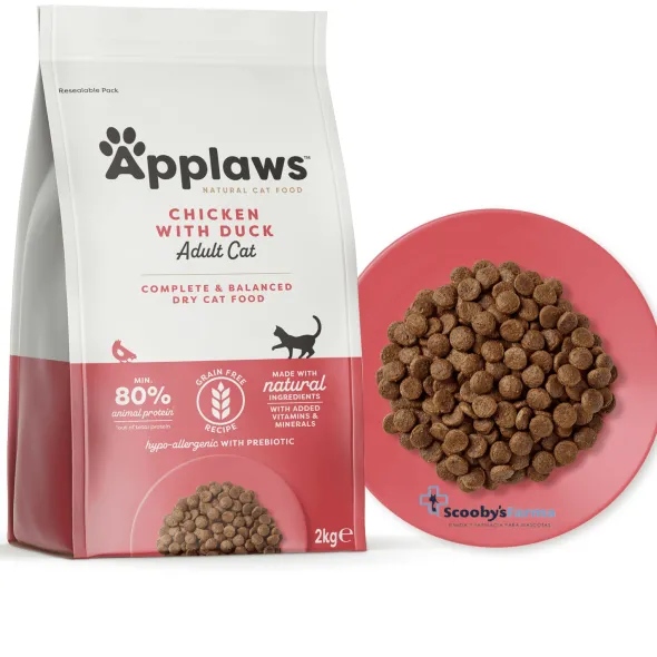 Applaws cat pollo pato pienso para gatos adultos