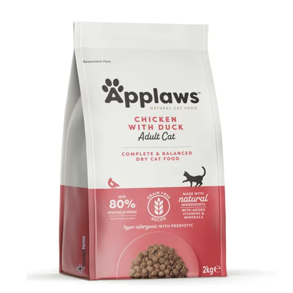 Applaws cat pollo pato pienso para gatos adultos