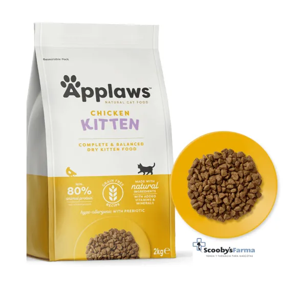 Applaws kitten pollo pienso para gatitos