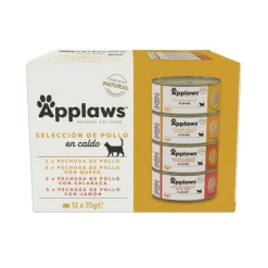 Applaws lata pollo Gatos adultos Multipack 12×70 g