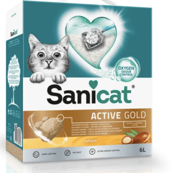 Arena Aglomerante Sanicat Active Gold 6L