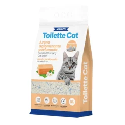 Arena Bentonita perfumada aglomerante Toilette Cat