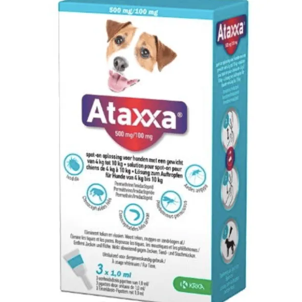 ATAXXA pipetas antiparasitarias perros 3 pipetas