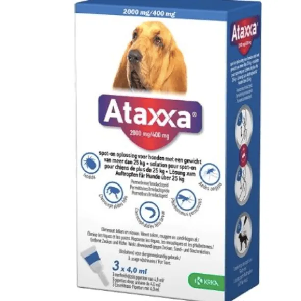 ATAXXA pipetas antiparasitarias perros 3 pipetas