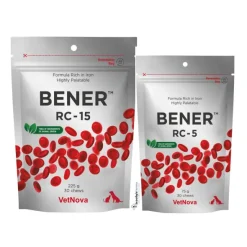 Bener RC chews anemia en perros y gatos 30 chews ANTES SUPRA RC