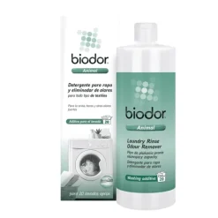 Biodor Detergente textil para eliminar olores mascotas 1 Litro