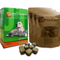 Biotin B Zinc Selenio SNACKS perros gatos 60x4g