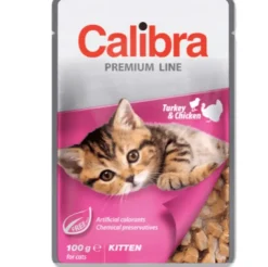 Calibra cat kitten premium line pouch pavo-pollo 100 g gatitos
