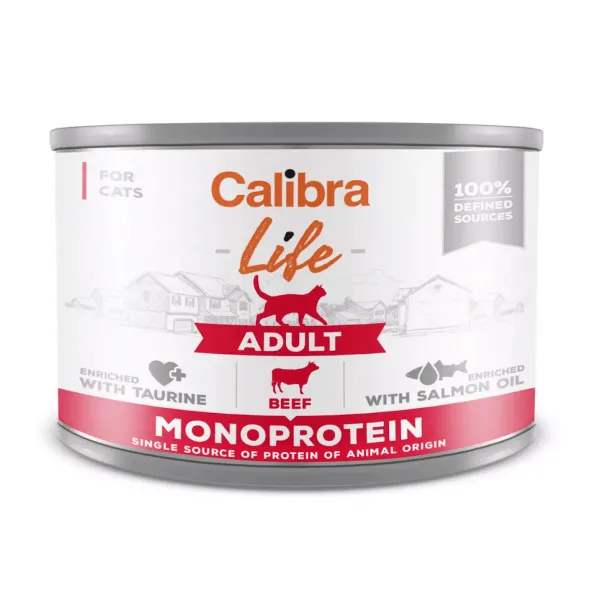 Calibra cat Life TERNERA gatos 6x200g