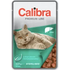 Calibra Cat sterilised hígado premium line 100 g gatos