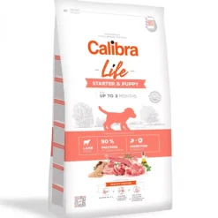 Calibra dog life Starter y Puppy Cordero cachorros