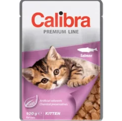 Calibra kitten premium line pouch salmón 100 g gatitos