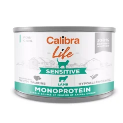 Calibra Life Sensitive CORDERO gatos 6x200g
