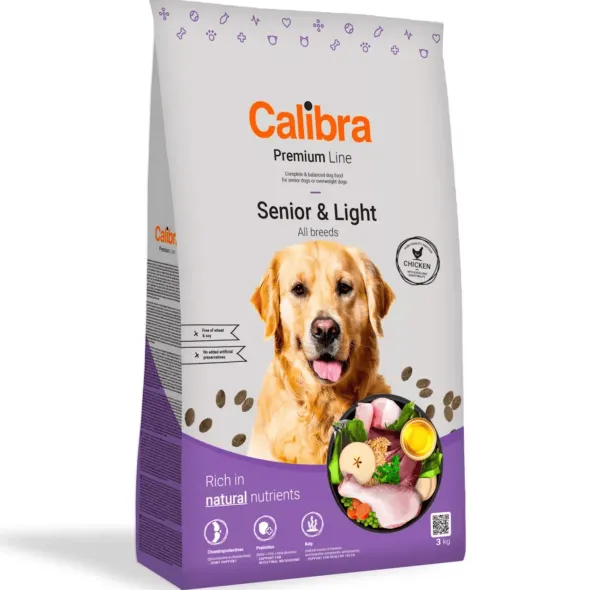 Calibra Senior Light Premium Line dog pollo perros