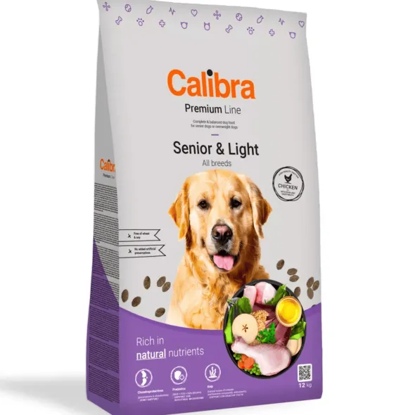 Calibra Senior Light Premium Line dog pollo perros