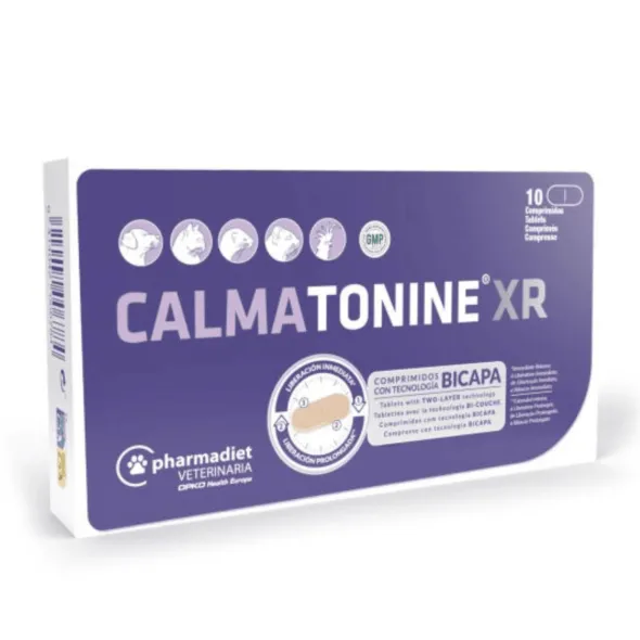 Calmatonine XR Bicapa tranquilizante perros gatos comprimidos