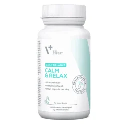 Calm y Relax perros y gatos calmante y relajante 30 cápsulas