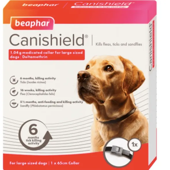 CaniShield Collar Antiparasitario para perros | Protección contra pulgas, garrapatas y mosquitos
