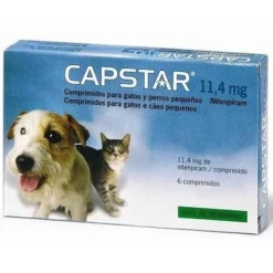 CAPSTAR antipulgas 6 comprimidos perros gatos 1-11 kg de peso