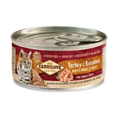 Carnilove gato pavo reno lata 12×100 g