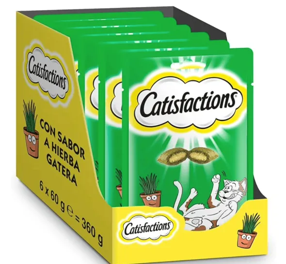 CATISFACTIONS Catnip hierba gatera snacks para gatos