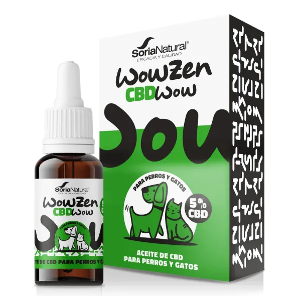 CBD wow perros gatos 5% 10 ml